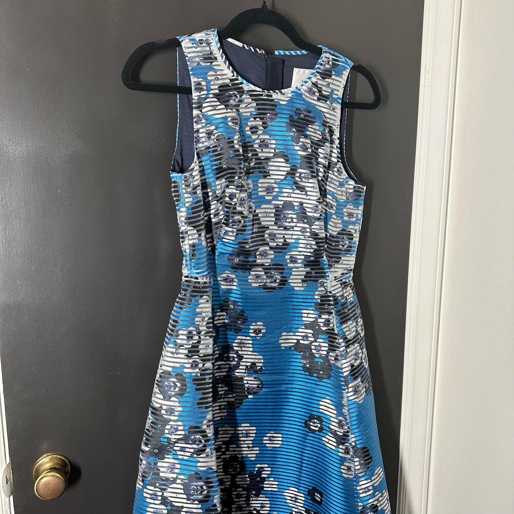 LK Bennett Women's London Dr Occa Digital Floral Print Dress Size 4 - Picture 3 of 8